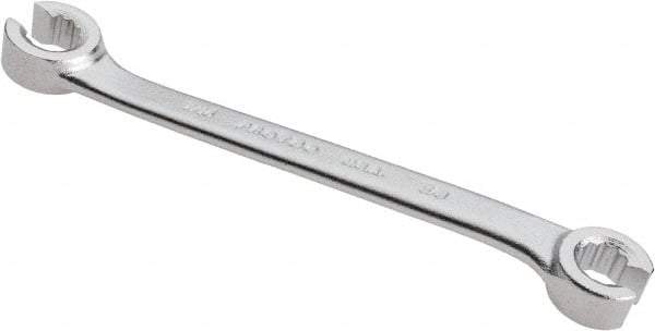 Proto - 3/8 x 7/16", Satin Finish, Open End Flare Nut Wrench - 12 Points, 6-1/4" OAL, Steel, Double End Head - Apex Tool & Supply