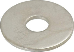 Value Collection - M12 Screw, Grade 18-8 Stainless Steel Fender Flat Washer - 13mm ID x 40mm OD, 2.5mm Thick, Plain Finish - Apex Tool & Supply