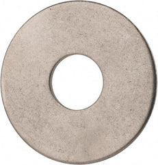 Value Collection - M14 Screw, Grade 18-8 Stainless Steel Fender Flat Washer - 15mm ID x 45mm OD, 2.5mm Thick, Plain Finish - Apex Tool & Supply