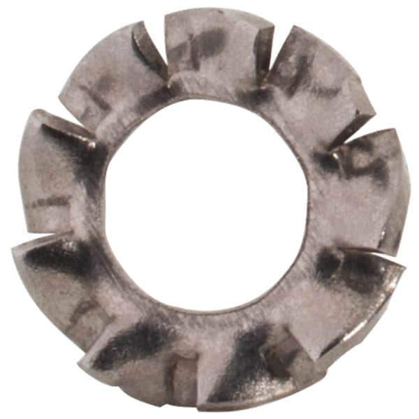 Value Collection - M2.5 Screw, 2.7mm ID, Stainless Steel External Tooth Lock Washer - 5.5mm OD, Uncoated, Grade 18-8 & Austenitic A2 - Apex Tool & Supply