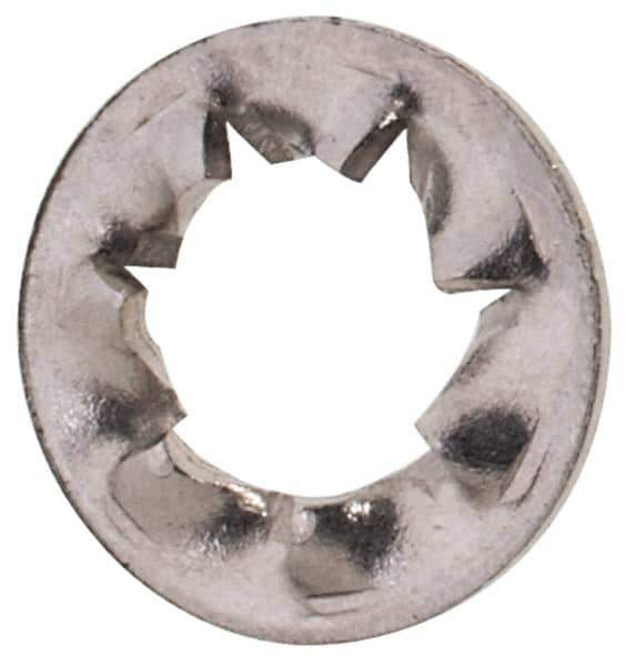 Value Collection - M2.5 Screw, 2.7mm ID, Stainless Steel Internal Tooth Lock Washer - 5.5mm OD, Uncoated, Grade 18-8 & Austenitic A2 - Apex Tool & Supply