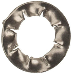 Value Collection - M5 Screw, 5.3mm ID, Stainless Steel Internal Tooth Lock Washer - 10mm OD, Uncoated, Grade 18-8 & Austenitic A2 - Apex Tool & Supply