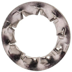 Value Collection - M6 Screw, 6.4mm ID, Stainless Steel Internal Tooth Lock Washer - 11mm OD, Uncoated, Grade 18-8 & Austenitic A2 - Apex Tool & Supply