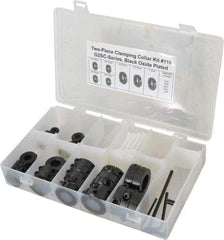 Climax Metal Products - Shaft & Collar Clamp Kits Type: Two Piece Split Collar Kit Material: Mild Steel-Black Oxide Plated - Apex Tool & Supply