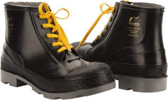 Dunlop Protective Footwear - Men's Size 12 Medium Width Steel Work Boot - Black, Polyurethane, PVC Upper, 6" High, Chemical Resistant, Non-Slip - Apex Tool & Supply