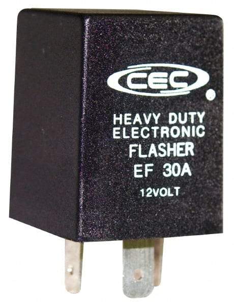 Value Collection - 3 Terminals, 1 to 7 Lamps, Heavy Duty Alternating Flasher - 60 to 120 Flashes per Min, 15 Amps per Side, 11 to 15 Volts - Apex Tool & Supply