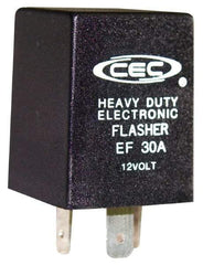 Value Collection - 3 Terminals, 1 to 7 Lamps, Heavy Duty Alternating Flasher - 60 to 120 Flashes per Min, 15 Amps per Side, 11 to 15 Volts - Apex Tool & Supply
