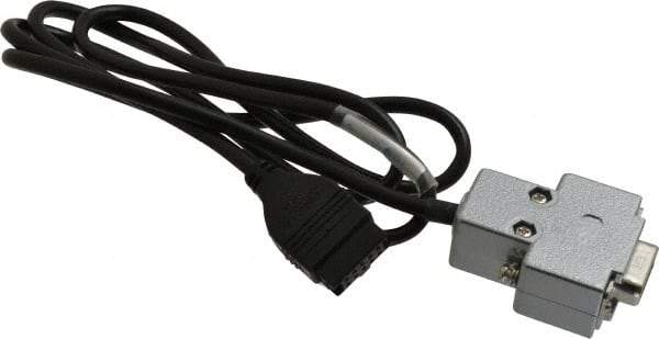 Mitutoyo - Remote Data Collection RS-232C Cable - 1 m Overall Length, For Use with DP-1VR Data Processor - Apex Tool & Supply