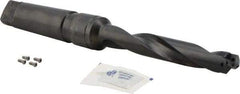 Allied Machine and Engineering - Series 1, 13/16" Max Diam, 4MT Taper Shank, Helical Flute Spade Drill - 4-3/4" Max Depth, Standard Length - Apex Tool & Supply