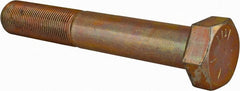 Made in USA - 1-14 UNF, 6-1/2" Length Under Head Hex Head Cap Screw - Apex Tool & Supply
