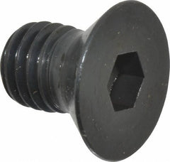 Holo-Krome - 1/2-13 UNC Hex Socket Drive, 82° Flat Screw - Alloy Steel, Black Oxide Finish, Fully Threaded, 3/4" OAL - Apex Tool & Supply
