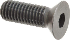 Holo-Krome - 1/2-13 UNC Hex Socket Drive, 82° Flat Screw - Alloy Steel, Black Oxide Finish, Fully Threaded, 1-1/2" OAL - Apex Tool & Supply