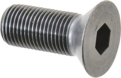 Holo-Krome - 1/2-20 UNF Hex Socket Drive, 82° Flat Screw - Alloy Steel, Black Oxide Finish, Fully Threaded, 1-1/4" OAL - Apex Tool & Supply