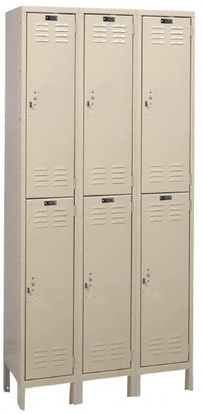 Hallowell - 6 Door, 2 Tier, ValueMax Wardrobe Lockers - Apex Tool & Supply