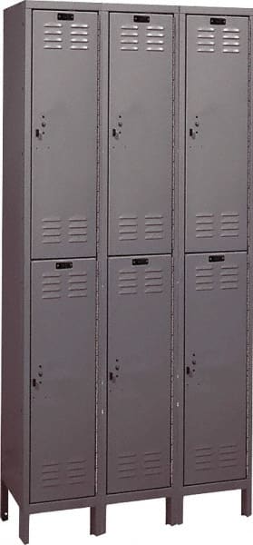 Hallowell - 6 Door, 2 Tier, ValueMax Wardrobe Lockers - Apex Tool & Supply