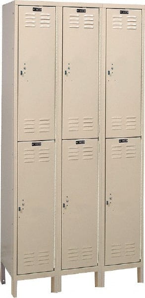 Hallowell - 6 Door, 2 Tier, ValueMax Wardrobe Lockers - Apex Tool & Supply