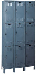 Hallowell - 9 Door, 3 Tier, ValueMax Wardrobe Lockers - Apex Tool & Supply