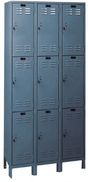 Hallowell - 9 Door, 3 Tier, ValueMax Wardrobe Lockers - Apex Tool & Supply