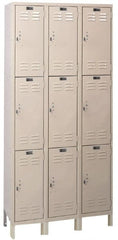 Hallowell - 9 Door, 3 Tier, ValueMax Wardrobe Lockers - Apex Tool & Supply