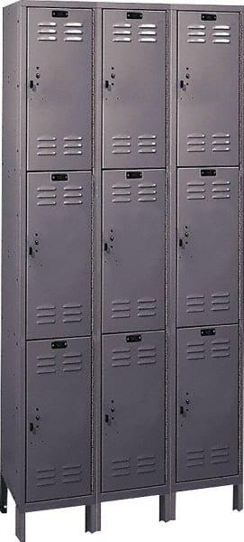 Hallowell - 9 Door, 3 Tier, ValueMax Wardrobe Lockers - Apex Tool & Supply
