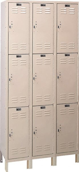 Hallowell - 9 Door, 3 Tier, ValueMax Wardrobe Lockers - Apex Tool & Supply