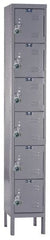 Hallowell - 6 Door, 6 Tier, Ready-Built Wardrobe & Box Lockers - Apex Tool & Supply