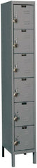Hallowell - 6 Door, 6 Tier, Ready-Built Wardrobe & Box Lockers - Apex Tool & Supply