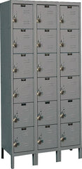 Hallowell - 18 Door, 6 Tier, Ready-Built Wardrobe & Box Lockers - Apex Tool & Supply