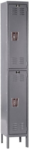 Hallowell - 2 Door, 2 Tier, Premium Wardrobe Lockers - Apex Tool & Supply