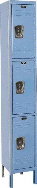 Hallowell - 3 Door, 3 Tier, Premium Wardrobe Lockers - Apex Tool & Supply