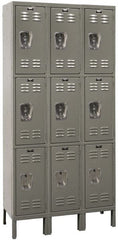 Hallowell - 9 Door, 3 Tier, Premium Wardrobe Lockers - Apex Tool & Supply