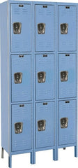 Hallowell - 9 Door, 3 Tier, Premium Wardrobe Lockers - Apex Tool & Supply