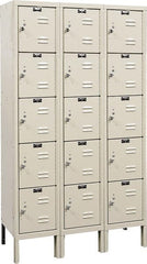 Hallowell - 15 Door, 5 Tier, Premium Box Lockers - Apex Tool & Supply