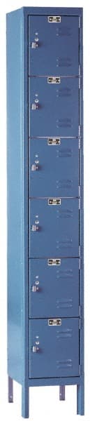 Hallowell - 6 Door, 6 Tier, Premium Box Lockers - Apex Tool & Supply