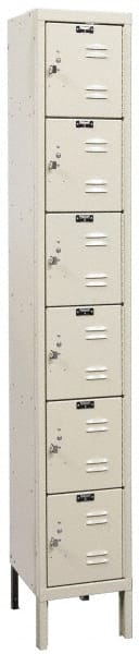 Hallowell - 6 Door, 6 Tier, Premium Box Lockers - Apex Tool & Supply