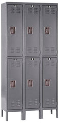 Hallowell - 6 Door, 2 Tier, Premium Wardrobe Lockers - Apex Tool & Supply