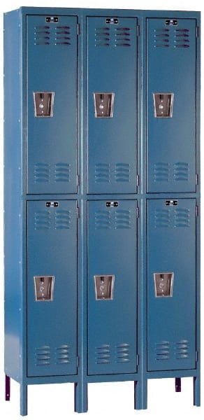 Hallowell - 6 Door, 2 Tier, Premium Wardrobe Lockers - Apex Tool & Supply