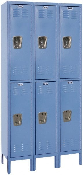 Hallowell - 6 Door, 2 Tier, Premium Wardrobe Lockers - Apex Tool & Supply