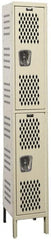 Hallowell - 2 Door, 2 Tier, Heavy-Duty Ventilated Wardrobe & Box Lockers - Apex Tool & Supply