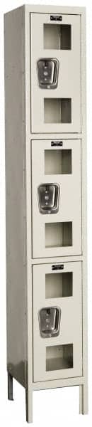Hallowell - 3 Door, 3 Tier, Safety-View Wardrobe Lockers - Apex Tool & Supply