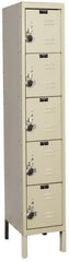 Hallowell - 5 Door, 5 Tier, Ready-Built Wardrobe & Box Lockers - Apex Tool & Supply