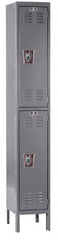 Hallowell - 2 Door, 2 Tier, Ready-Built Wardrobe & Box Lockers - Apex Tool & Supply