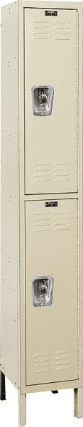 Hallowell - 2 Door, 2 Tier, Ready-Built Wardrobe & Box Lockers - Apex Tool & Supply
