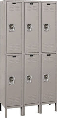 Hallowell - 6 Door, 2 Tier, Ready-Built Wardrobe & Box Lockers - Apex Tool & Supply