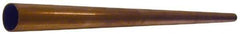 Mueller Industries - 5/8 Inch Outside Diameter x 2 Ft. Long, Copper Round Tube - 0.569 Inch Inside Diameter, 0.028 Inch Wall Thickness, Alloy 122 - Apex Tool & Supply