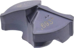 Iscar - Series IDI-SG, 0.693" Diam Grade IC908 140° Replaceable Drill Tip - Carbide, TiAlN Finish, 17 Seat Size, Through Coolant - Apex Tool & Supply