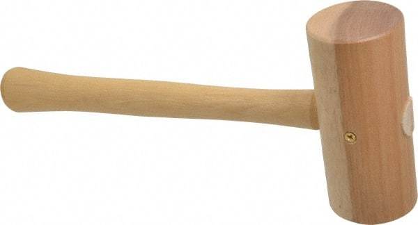 Garland - 1-3/8 Lb Head Wooden Mallet - 11" Long Wood Handle - Apex Tool & Supply