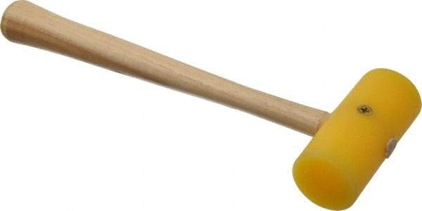 Garland - 1/4 Lb Head Plastic Mallet - 9" OAL, 9-1/4" Long Wood Handle - Apex Tool & Supply