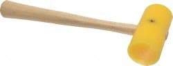 Garland - 3/8 Lb Head Plastic Mallet - 9-3/4" OAL, 10" Long Wood Handle - Apex Tool & Supply