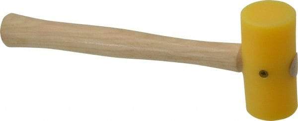 Garland - 1/2 Lb Head Plastic Mallet - 10-1/2" OAL, 12" Long Wood Handle - Apex Tool & Supply